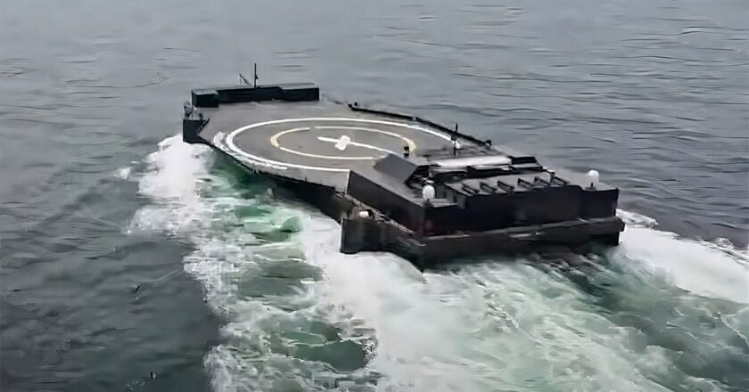 Elon Musk reveals SpaceX’s new autonomous drone ship