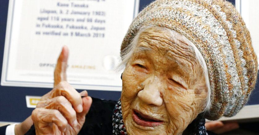 After the death of a Japanese woman, this French nun was the oldest person in the world