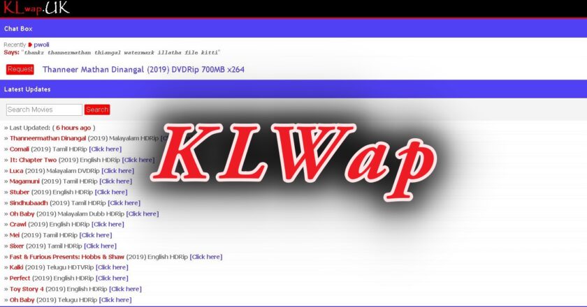 Klwap 2022: Klwap in Malayalam HD 720p Dubbed Movies Download, Tamil Movies Website Updates