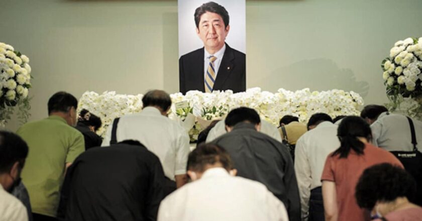 Japan Man Opposing Shinzo Abe’s State Funeral Sets Himself On Fire: Report