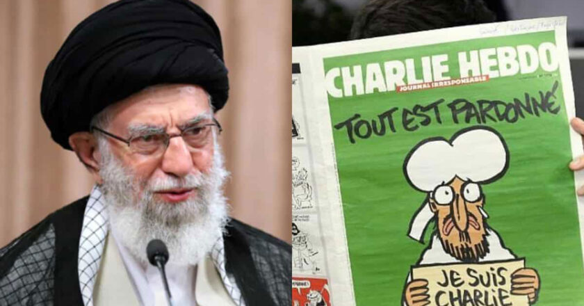 Iran Warns France Over Ayatollah Khamenei’s Cartoons In Charlie Hebdo