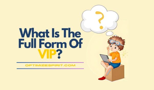 What Is The Full Form Of VIP?